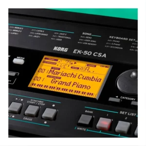 KORG EK-50 CSA – Teclado Arranger 61 Teclas con Expansión de Ritmos Latinos - Imagen 7