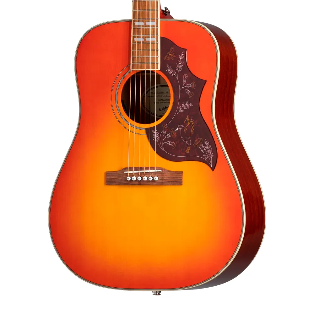 Epiphone EEHBFCNH1 - Guitarra Electroacústica Hummingbird Studio - Faded Cherry Burst