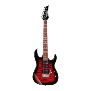 Ibanez GRX70QA TRB - Guitarra Eléctrica HSH - Transparent Red Burst - Imagen 2