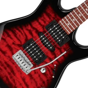Ibanez GRX70QA TRB - Guitarra Eléctrica HSH - Transparent Red Burst - Imagen 5
