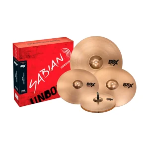 SABIAN 45003XG – Set de Platillos B8X Performance Plus (Hi-Hats 14", Thin Crash 16", Ride 20" + Crash 18")