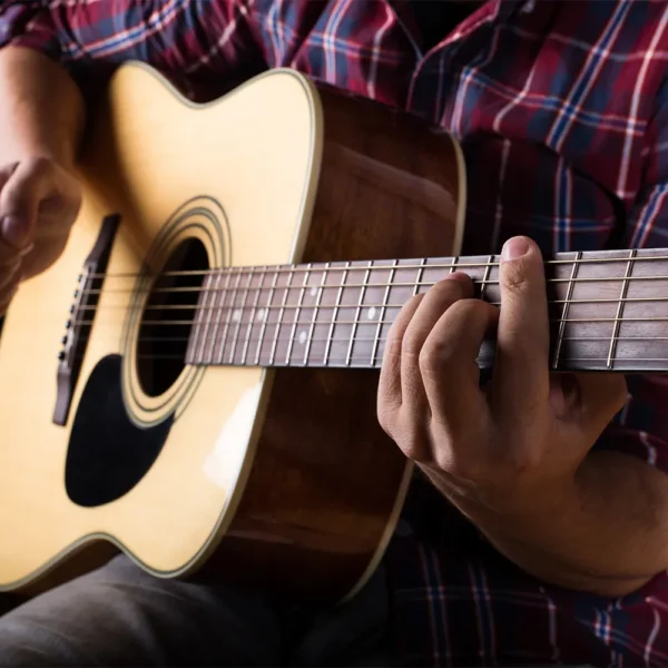 Guitarra acústica detalle