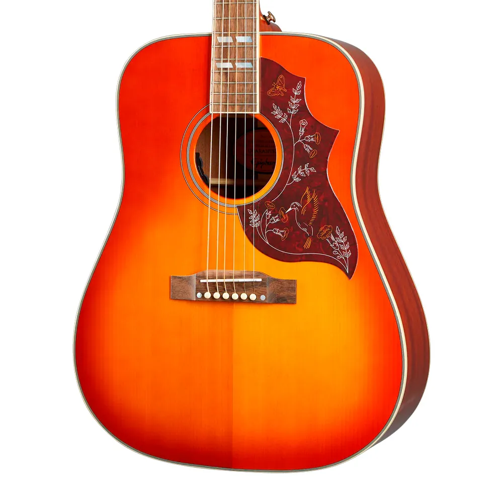 Epiphone IGMTHUMACHGH1 - Guitarra Electroacústica Hummingbird - Aged Cherry Sunburst