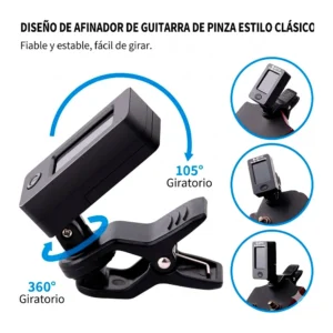 JOYO - JT-01 clip-on tuner - Afinador Digital de Clip - Imagen 5
