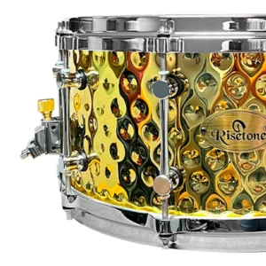 RISETONE ROCK RC003 – TAROLA 14"x6.5" MARTILLADO BRASS P/REMO - Imagen 4