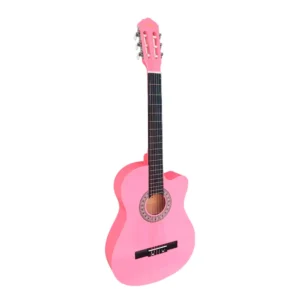 VOZZEX - VZ-851/39 PNKCF - Guitarra Acústica Cuerdas de Metal, Pink Fade
