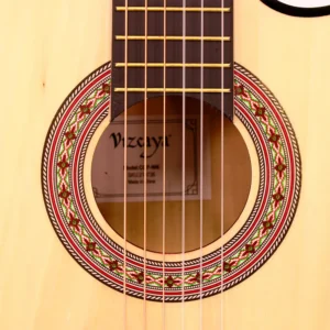 Pack de Guitarra Acústica Vizcaya con Funda, Afinador, Cuerdas y Atril - Imagen 9