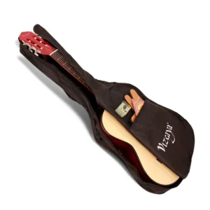 Pack de Guitarra Acústica Vizcaya con Funda, Afinador, Cuerdas y Atril - Imagen 11