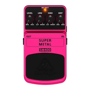 Behringer SM400 Super Metal Pedal de Distorsión para Guitarra Eléctrica - Imagen 1